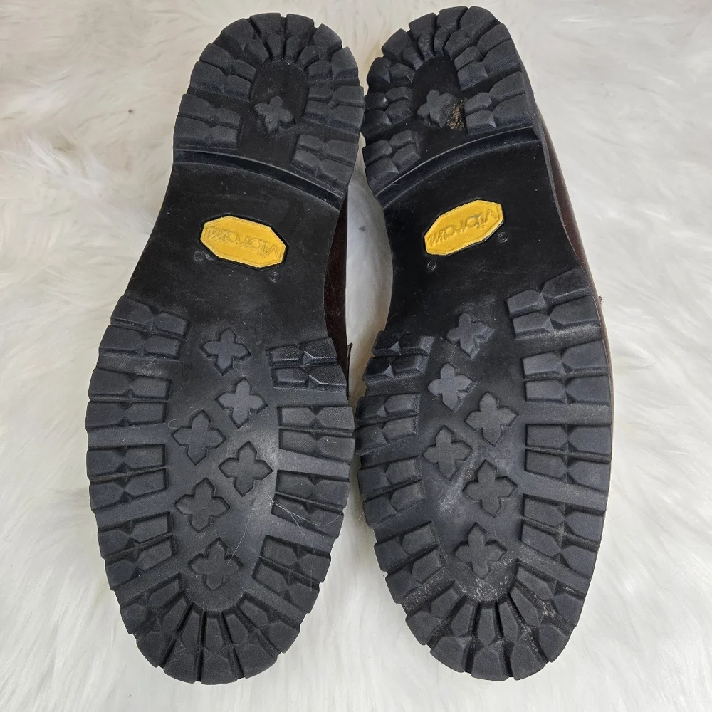 L.L.Bean Leather Penny Loafers With Vibram Soles - Picture 5 of 5